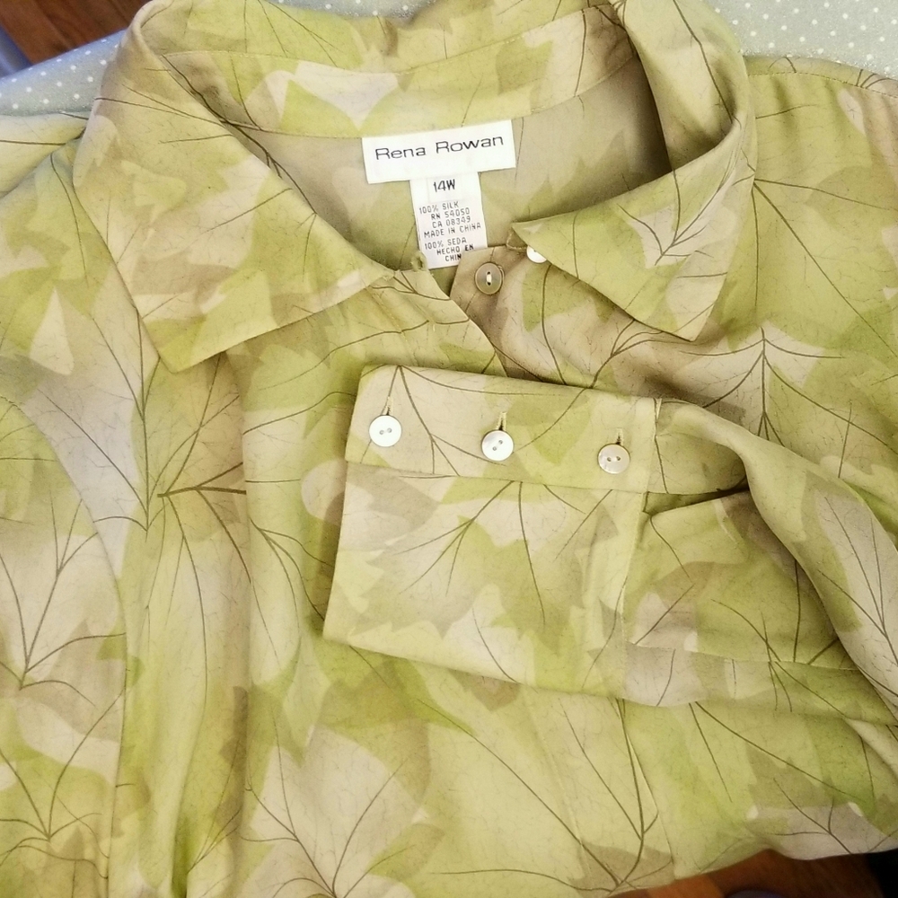 Rena Rowan silk blouse - Picture 7 of 8